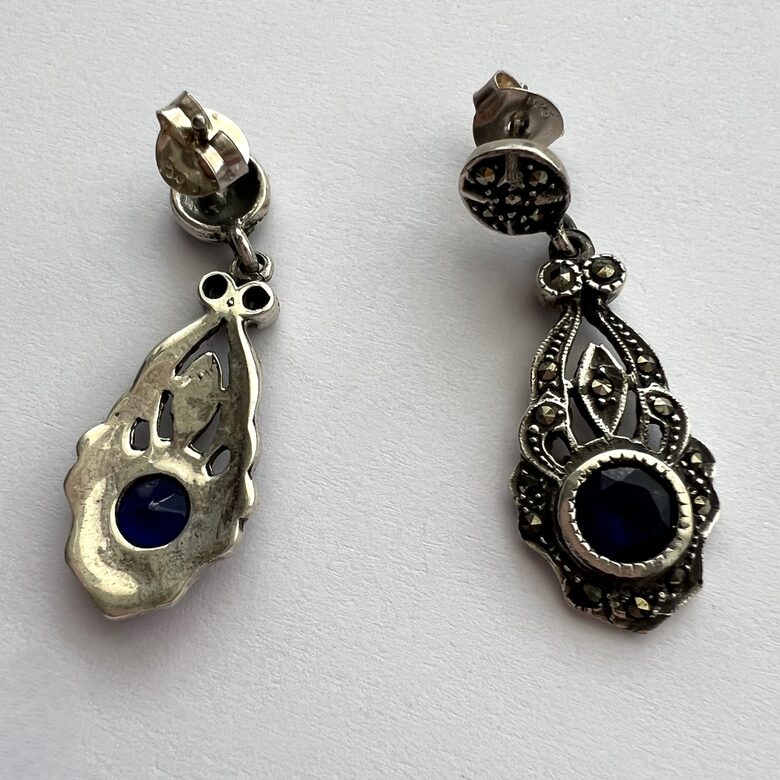 Marcasite Earrings Azulea